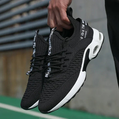 Men Thick Soled Sports Shoes with Fashionable Design Breathable Comfortable Shoes Outdoor Hiking Shoes Zapatillas Hombre De Segu