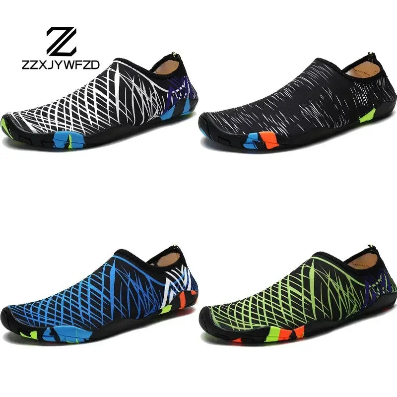 Unisex vízálló cipő, gyorsan száradó vízi cipő, vízelvezető vízi cipő, strand- és sportcipő, úszósandál, jóga, mezítlábas, búvár, szörf, sportcipő