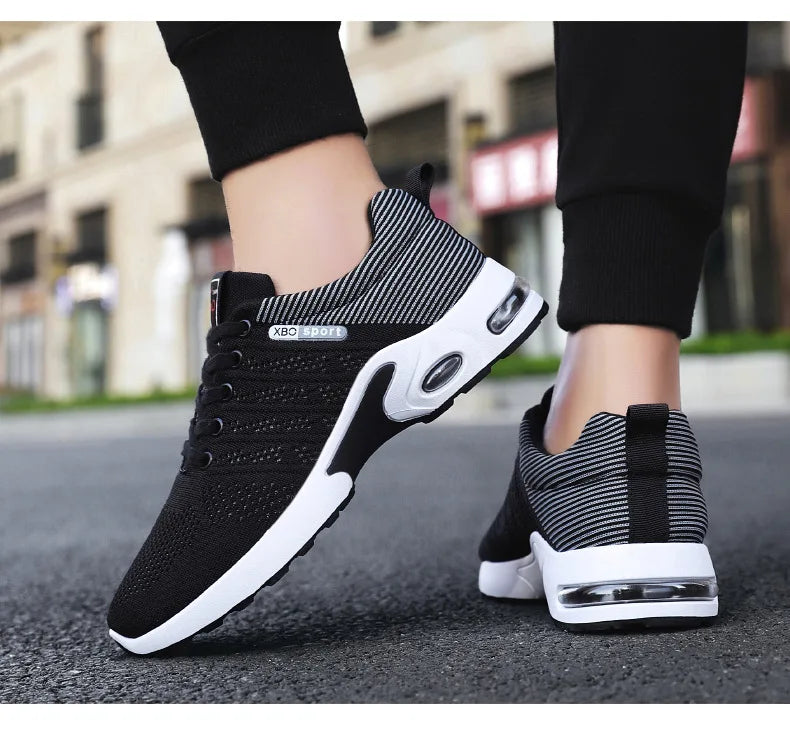 Chaussures de dehors Légères et Décontractées pour Homme, Baskets Respirantes à Lacets, Version Coréenne, Nouvelle Tendance