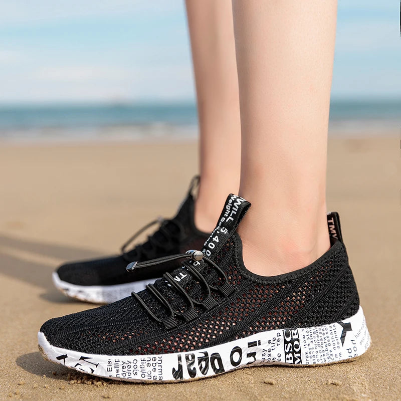 Herren Damen Aqua-Schuhe Watschuhe Wasser stromaufwärts Outdoor-Sport Strand-Sneaker Canyoning Camping Amphibisch Flusswandern Bach