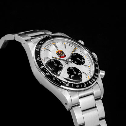 Thorn T010 37mm Quartz Watch VK63 Movement Mens Chronograph Watch Sapphire K9 Glass Luminous Waterproof Fashionable Retro Watch