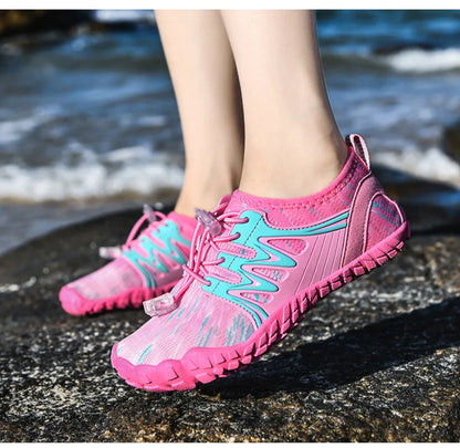 Vattenskor för barn, snabbtorkande strandskor, vattenskor för pojkar och flickor, barfota-sportskor, vadningsskor, sneakers för barn, dykning, fiske, surf-sandaler