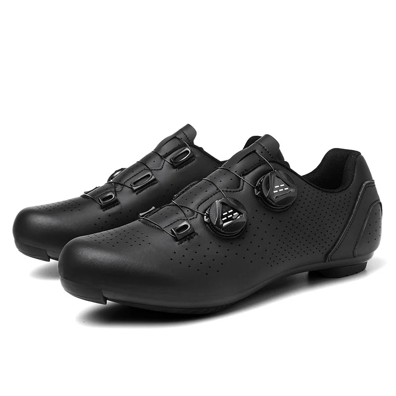 Buty rowerowe MTB dla mężczyzn, sportowe buty do jazdy po bezdrożach i szosie, płaskie buty do szybkiej jazdy na rowerze, obuwie do rowerów górskich z blokami SPD