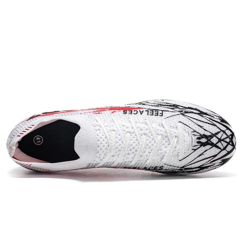 Chaussures de football professionnelles, crampons antidérapants, chaussures de soccer pour hommes, baskets d'entraînement pour terrain en gazon et extérieur