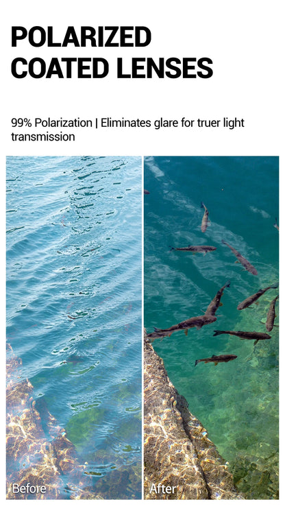 SCVCN Óculos de sol polarizados para atividades ao ar livre, desportos aquáticos, praia, oceano, pesca em plataforma, ciclismo, BTT, desportos de bicicleta e caminhadas – Proteção UV400
