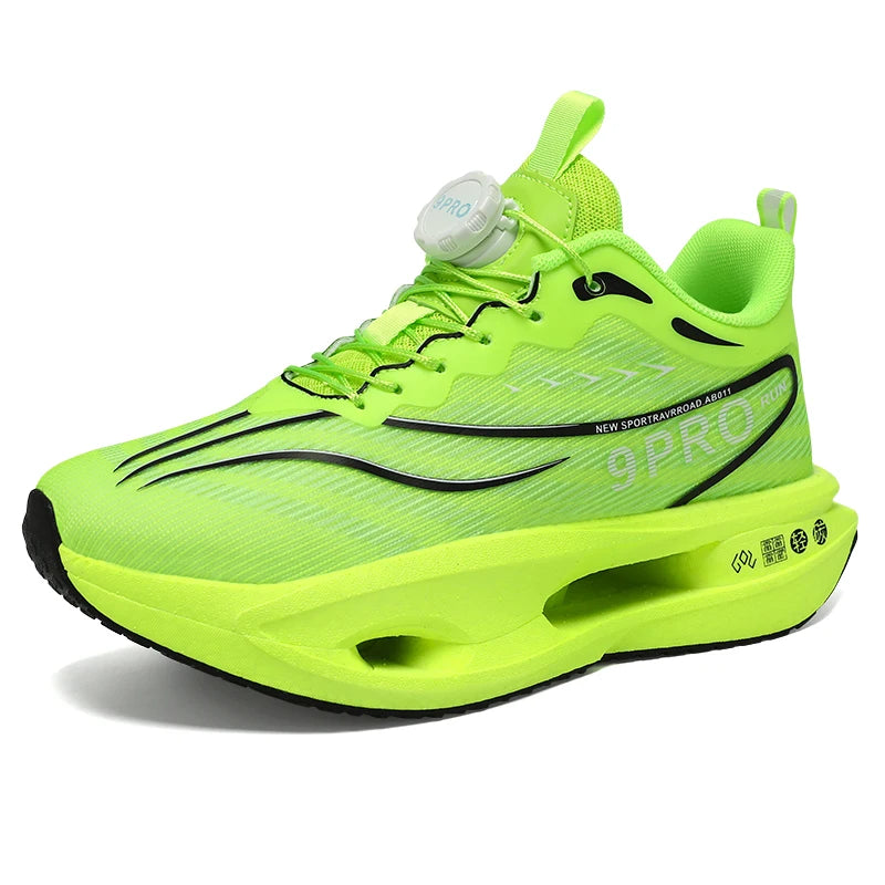 New men's and women's running shoes breathable racing sports shoes carbon cushioning lightweight men's jogging training shoes
