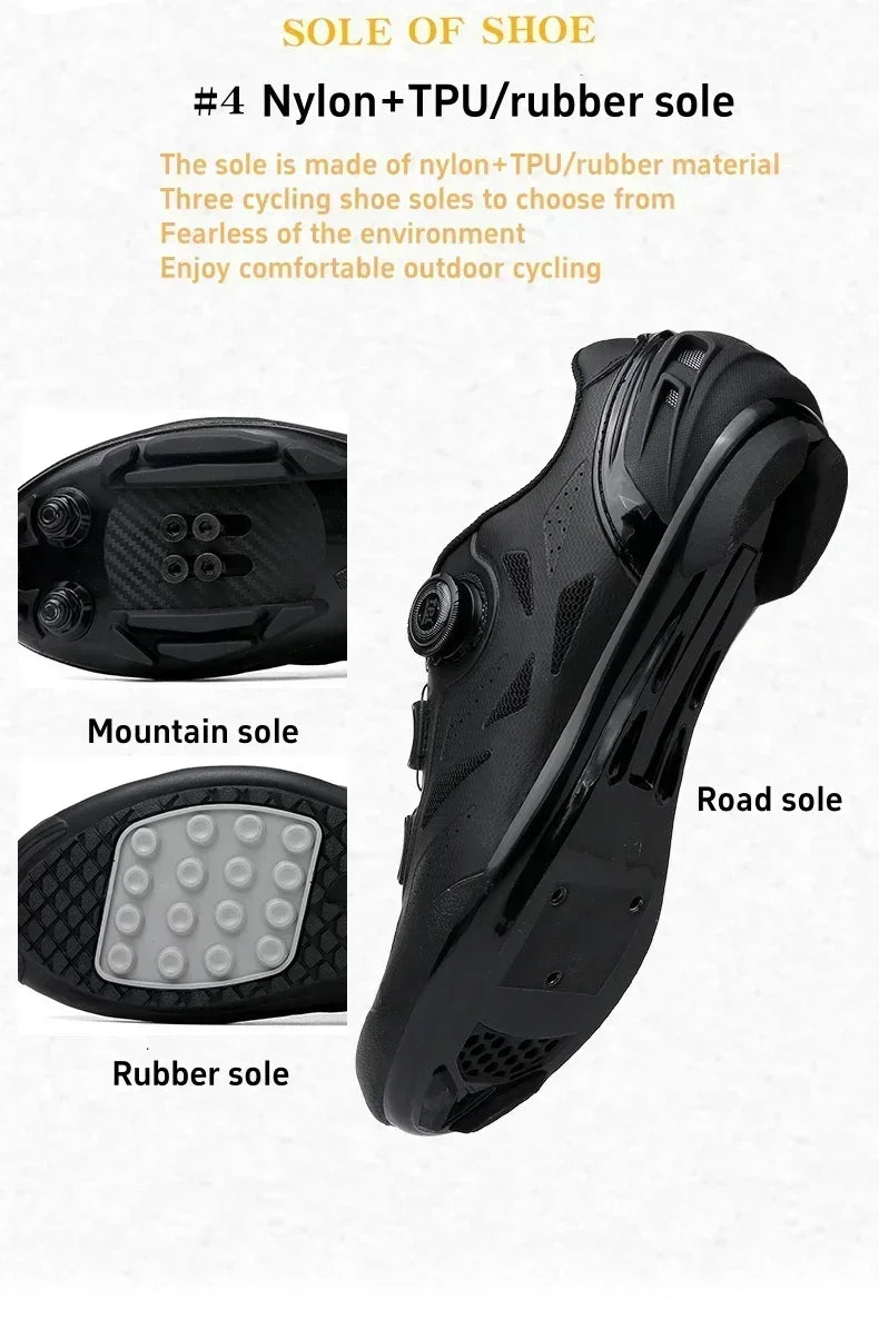 Cycling Road Bike Shoes Men Flat MTB Speed Sneakers Racing Women Route Bicycle Sports Mountain SPD Footwear Cleat Biking Shoe