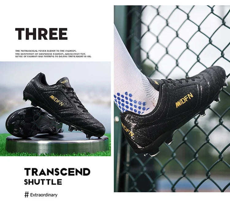 New Men's Football Boots Soccer Shoes for Adults, Society Football Cleats, Ultralight Training Sneakers, Outdoor Large Size 47