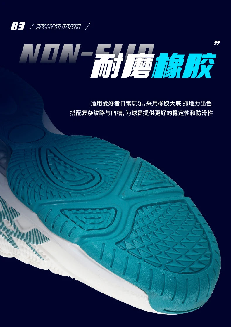 Herren Damen Badmintonschuhe Tischtennisschuhe für Volleyball Handball Sport-Sneaker rutschfest aus Mesh atmungsaktiv für das Training auf dem Spielfeld