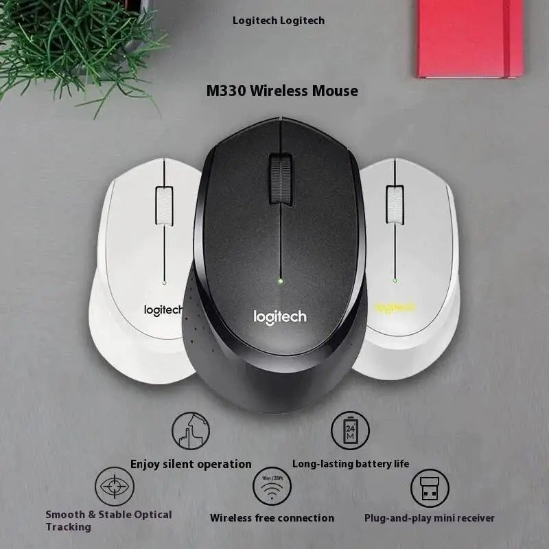 Logitech M330 Professional Office Mouse is compact, quiet, convenient to carry, comfortable to touch, and specifically designed1