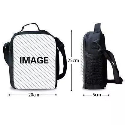 Classic Game Fortnites Child Insulated Large Capacity Bag for Boy &Girl Student Outdoor Picnic Resuable Thermal Cooler Lunch Box