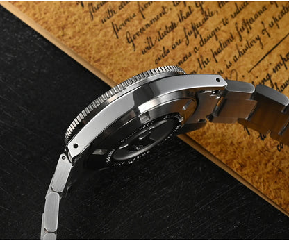 San Martin New 62mas 37mm Diver Mens Watch Classic Luxury Sapphire PT5000 SW200 Automatic Mechanical Watches Date 20Bar Luminous