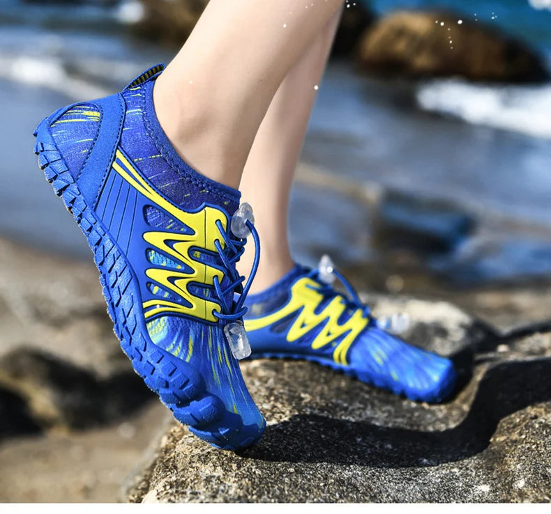 Vattenskor för barn, snabbtorkande strandskor, vattenskor för pojkar och flickor, barfota-sportskor, vadningsskor, sneakers för barn, dykning, fiske, surf-sandaler