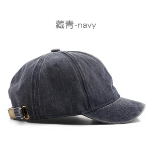 1 PC Four Seasons Fashion Short Brim Cotton Baseball Caps Men Women Dad Hat Adjustable Trucker Style Low Profile Caps