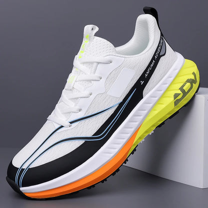 Sapatos de caminhada para homem, para atividades ao ar livre, antiderrapantes, de boa qualidade, modernos, rasos, resistentes ao desgaste, respiráveis, ténis casuais, desportivos, de corrida, para homem