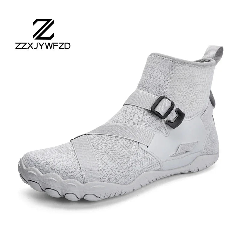 Sapatilhas aquáticas unissexo de cano alto para desporto ao ar livre, caminhada, travessias na água, natação, praia, fitness, mergulho e surf, estilo barefoot
