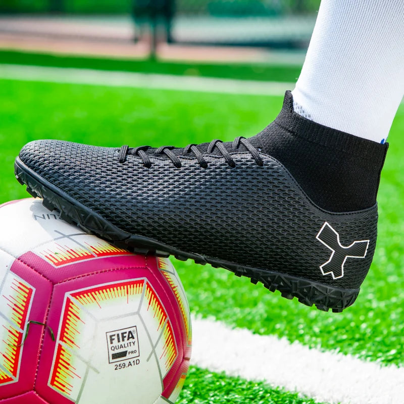 Hoogwaardige voetbalschoenen voor heren, duurzame voetbalschoenen voor jongens, lichtgewicht voetbalschoenen voor kinderen, futsal-trainingsschoenen, voetbalschoenen met noppen