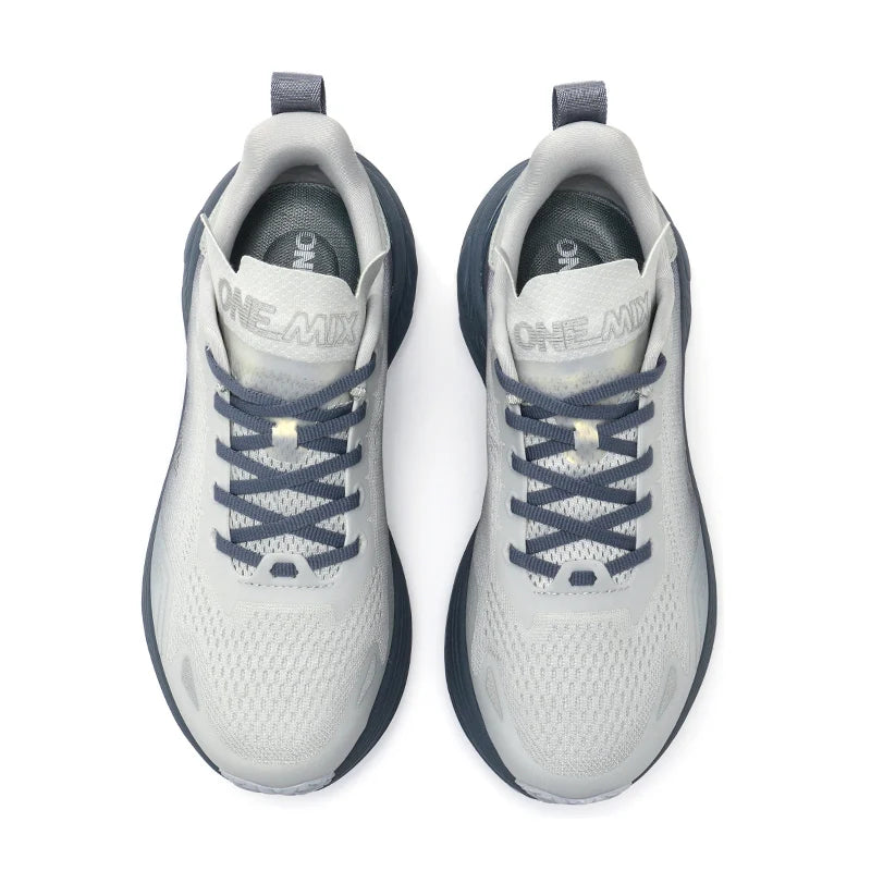 ONEMIX Bumper Max jogging- og løbesko – unisex, lette sneakers, slidstærke modeskos til vejbrug, sports- og fitnesssko