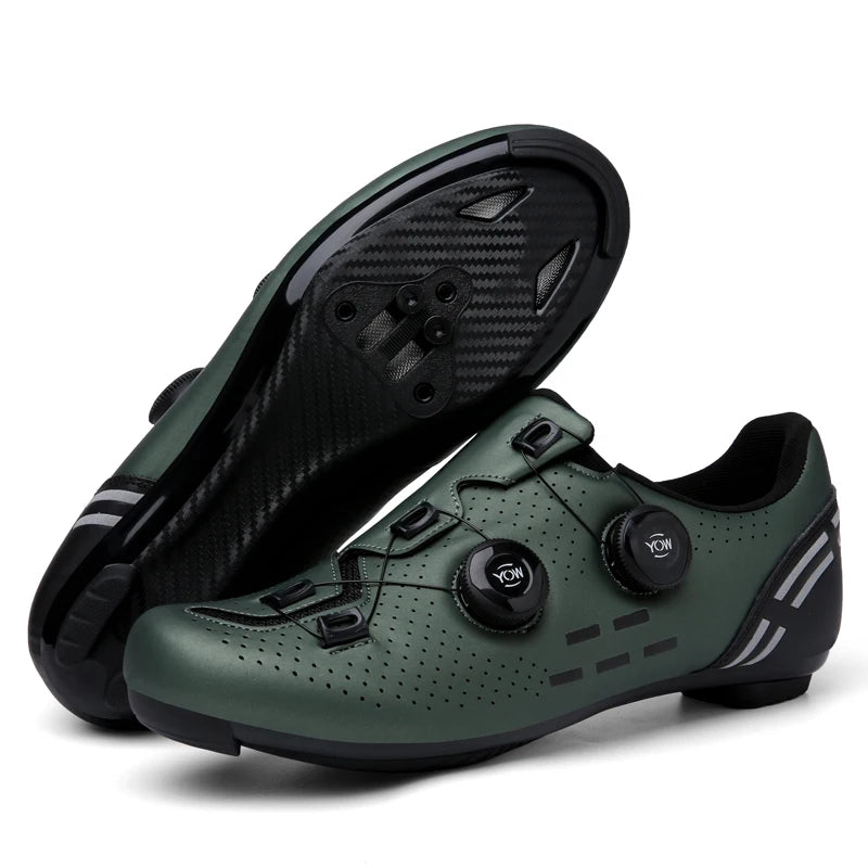 Scarpe da ciclismo di alta qualità da uomo SPD autobloccanti per bici da corsa, scarpe sportive da donna MTB da montagna antiscivolo 36-47