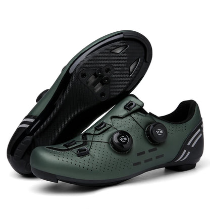 Scarpe da ciclismo di alta qualità da uomo SPD autobloccanti per bici da corsa, scarpe sportive da donna MTB da montagna antiscivolo 36-47