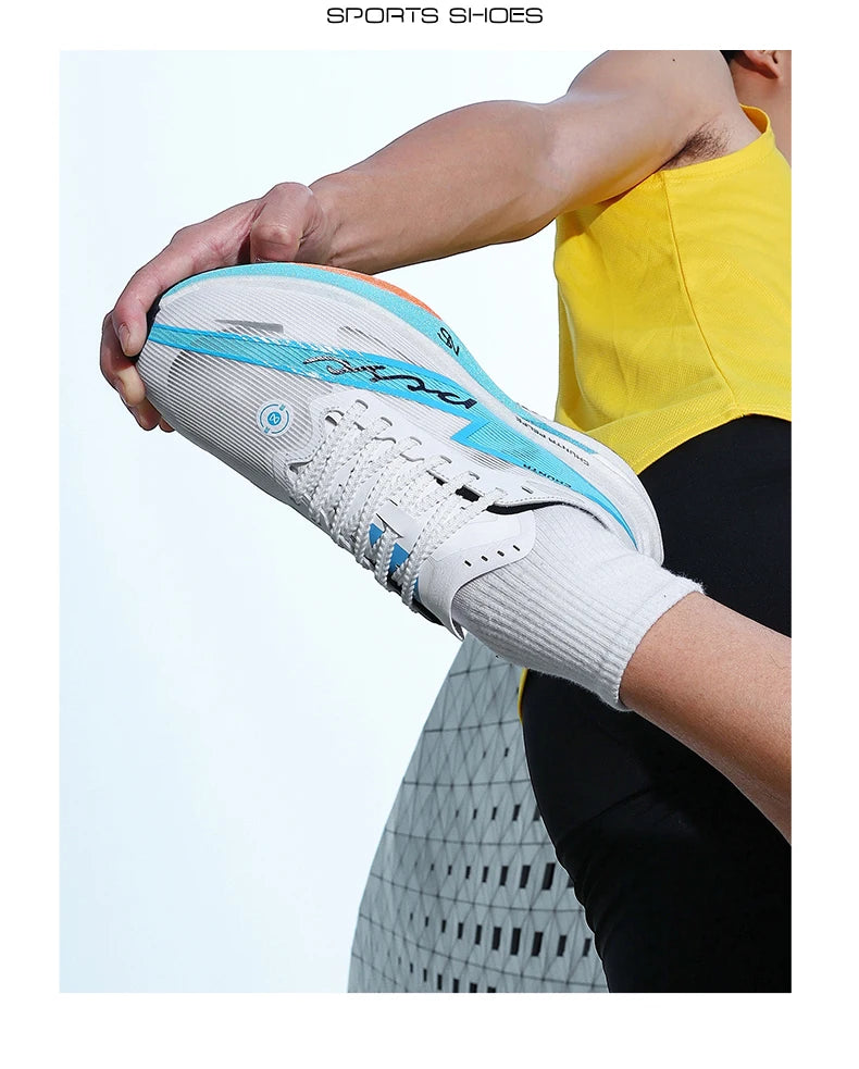 Herren-Sportschuhe Laufschuhe mit Carbonplatte Herren-Marathon-Sneaker Rennschuhe Stoßdämpfende Leichtathletik-Trainingsschuhe für Damen