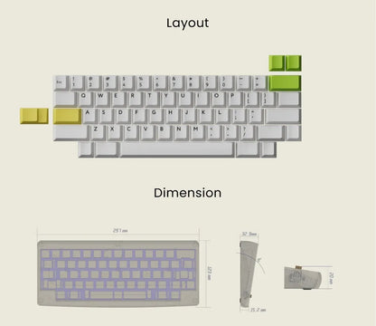 KBDfans Agar Keyboard Kit Hot-swap Version