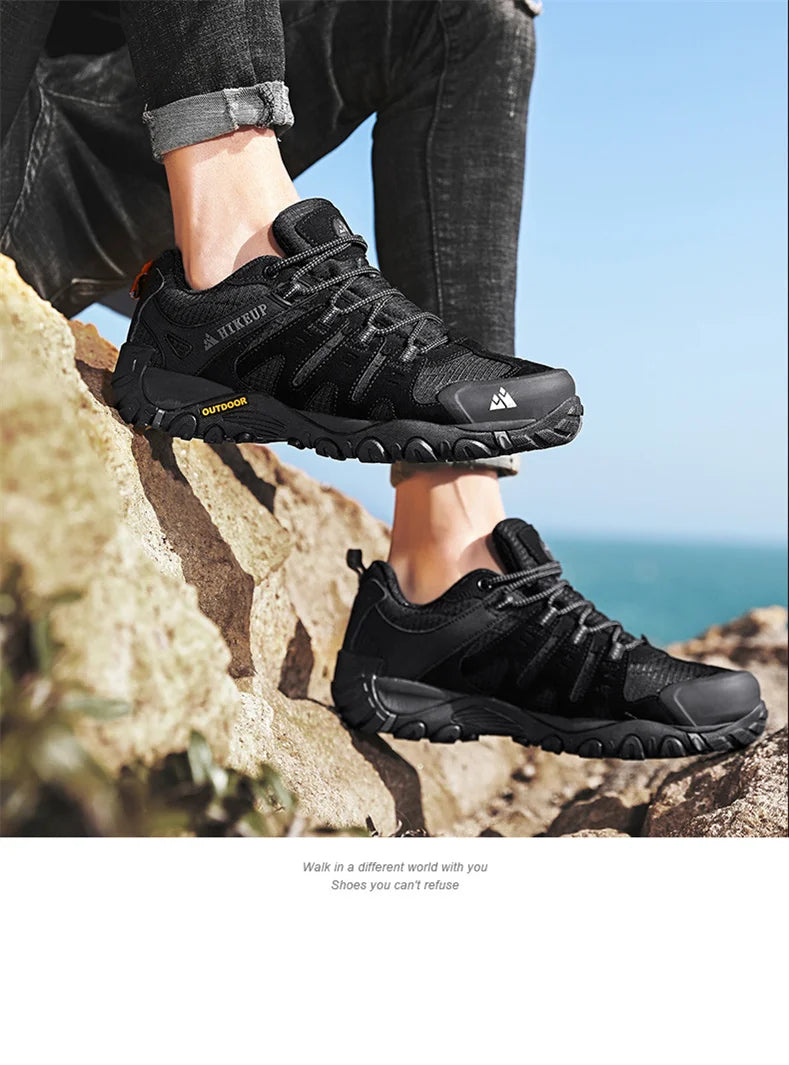 Buty do biegania na lato, męskie buty sportowe na wiosnę i jesień, oddychające casualowe buty do chodzenia, sznurowane, lekkie, jednokolorowe