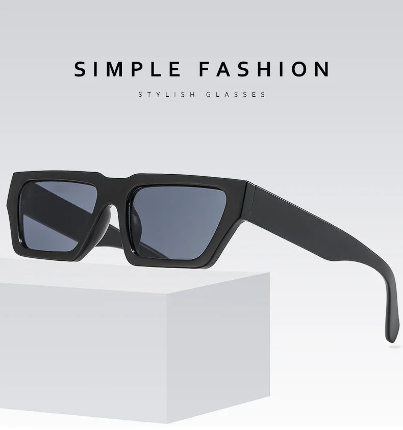 Square Vintage Sunglasses Men Women Brand Designer Small Frame Sun Glasses Male Female Fashion Retro Hip Hop Oculos De Sol