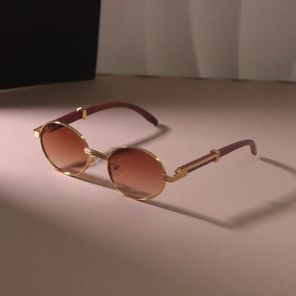 Casual Oval Round Sunglasses Women Men Sun Glasses Female Mirror Colors Designer Brand Fashion Luxurious Gradient Eyewear