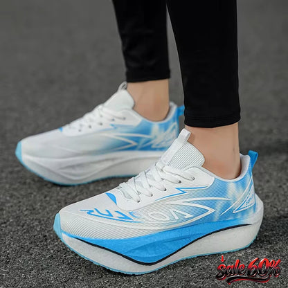 2026 Air Cushion Jogging Shoes Running Shoes Carbon Board Marathon Men Sports Breathable Lightweight Women's Nonskid Sneakers
