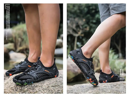 Water Shoes For Men Trekking Hiking Shoes Drainage Beach Aqua Shoe Quick Dry Swim Barefoot Sandal Diving Fishing Surfing Sneaker