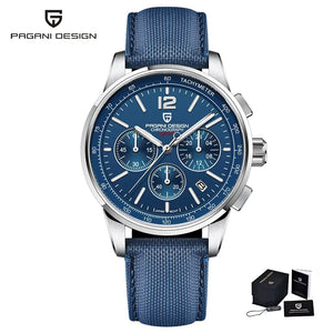 PAGANI DESIGN 2025 New Men Quartz Watches VK63 Fashion Casual 100M Water Resistant Sapphire Glass Stainless Steel Watches