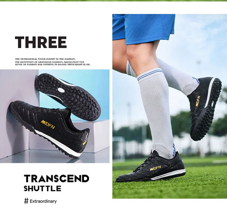 New Men's Football Boots Soccer Shoes for Adults, Society Football Cleats, Ultralight Training Sneakers, Outdoor Large Size 47