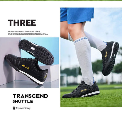 New Men's Football Boots Soccer Shoes for Adults, Society Football Cleats, Ultralight Training Sneakers, Outdoor Large Size 47