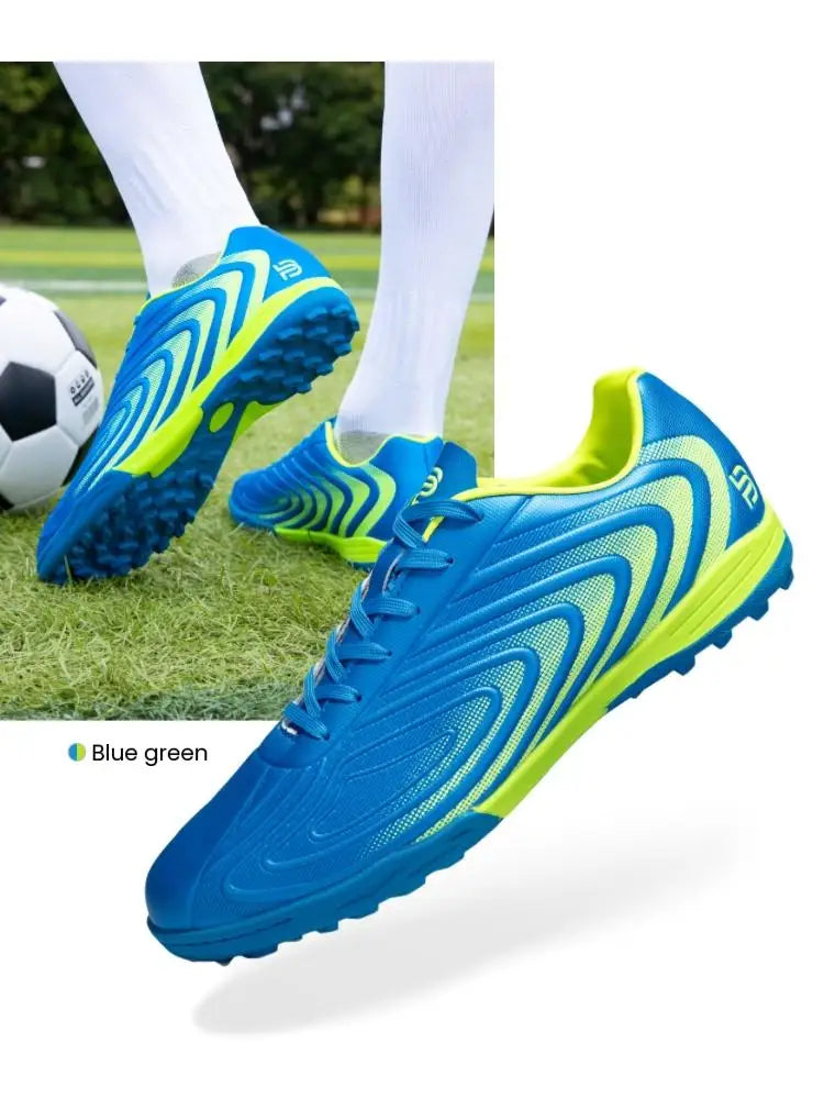 Baasploa Men Football Shoes Brand Comfort Lightweight Turf Training Soccer Shoes Professional Male Soft Sneakers Non-Slip