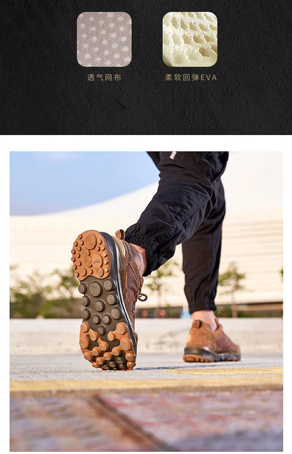 RAX Winter Hiking Boots Men Waterproof Breathable Outdoor Sports Sneakers for Men Trekking Boots Mountain Trekking Shoes Bigsize