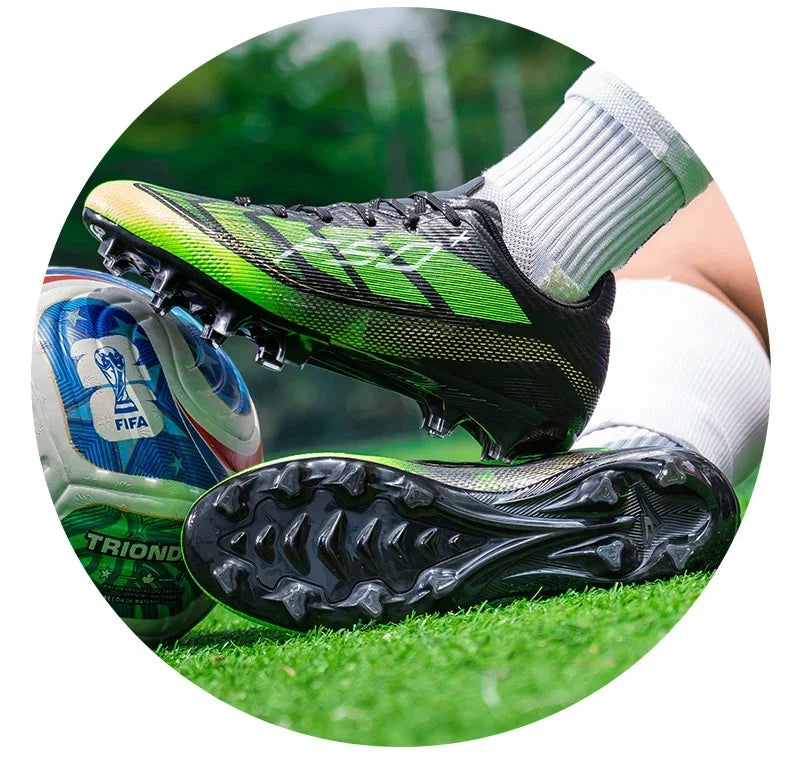 Nouvelles chaussures de football pour hommes, chaussures de sport d'extérieur, chaussures de match professionnelles, baskets antidérapantes, chaussures de football d'entraînement, chaussures ultralégères unisexes