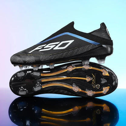 New Men Football Boots Non-Slip Boys Outdoor Hot-selling Soccer Shoes Grass Match Sneakers High-quality Cleats High-top Light
