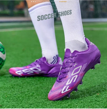 Nouvelles chaussures de football pour hommes, adaptées à la pratique sur gazon, ultralégères, antidérapantes, baskets de sport pour activités de plein air, chaussures de football professionnelles, chaussures d'entraîne