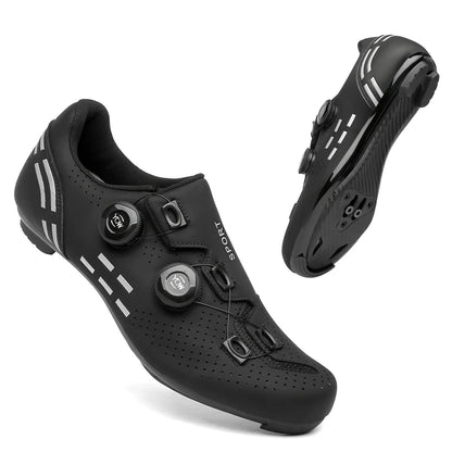 Scarpe da ciclismo di alta qualità da uomo SPD autobloccanti per bici da corsa, scarpe sportive da donna MTB da montagna antiscivolo 36-47