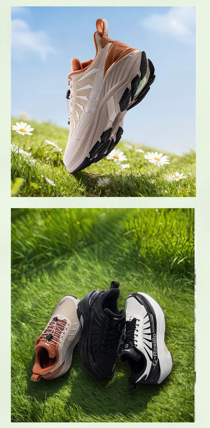 ONEMIX Trail Running Shoes Non-Slip Lightweight Sport Shoes Breathable Durable Hiking Male Athletic Anti-Slippery Men's Sneakers