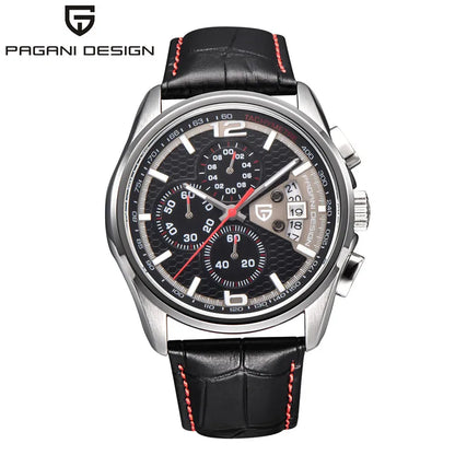 Cronógrafo PAGANI DESIGN para hombre, reloj de cuarzo multifunción de piloto militar, reloj masculino