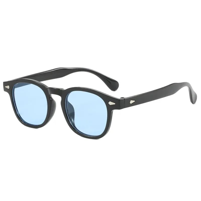 Vintage Oval Classic 4 Small Ding Stylish Decorative Sunglasses for Men and Women