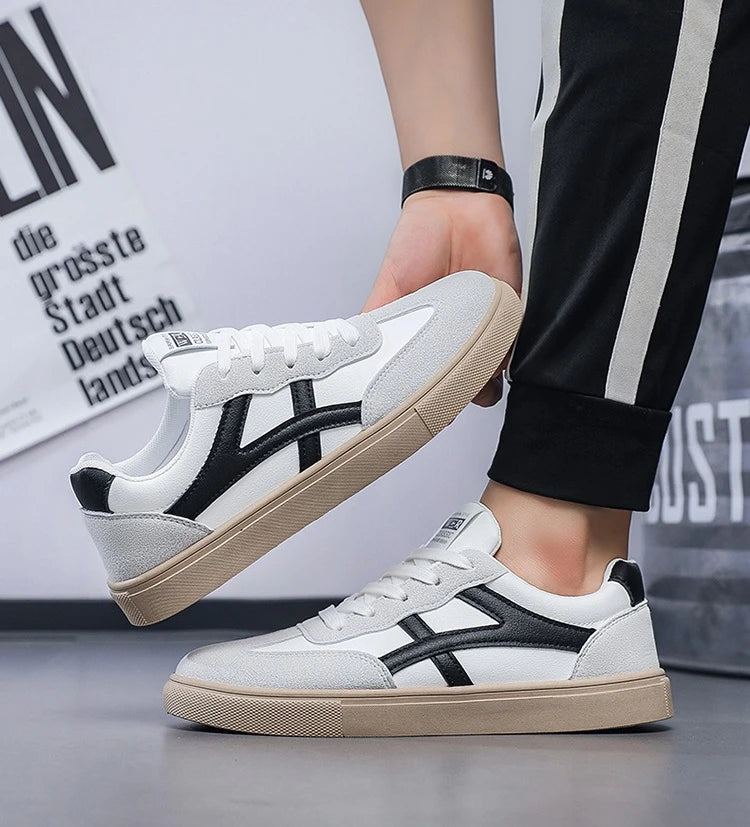 Herren-Freizeitschuhe – Leichte Freizeit- und Outdoor-Wanderschuhe – Sneaker – Rutschfeste flache Herrenschuhe