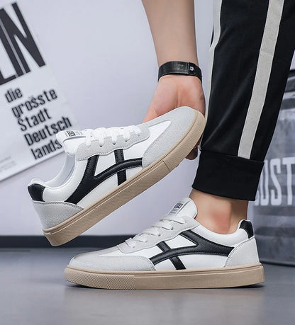 Herren-Freizeitschuhe – Leichte Freizeit- und Outdoor-Wanderschuhe – Sneaker – Rutschfeste flache Herrenschuhe