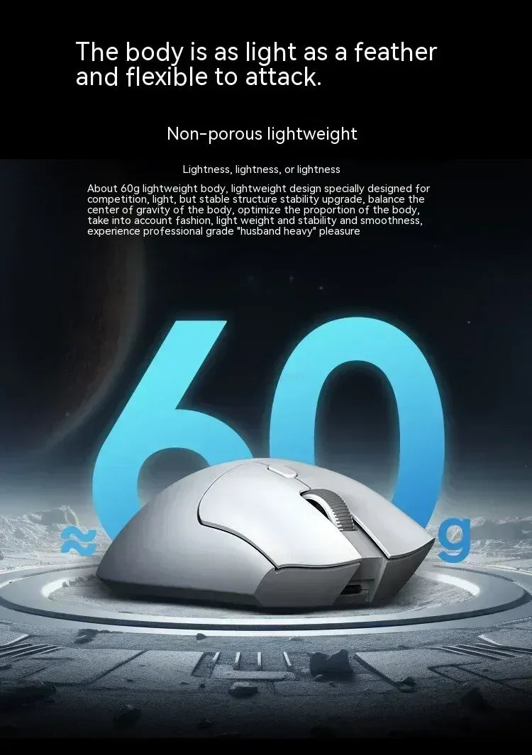 Metaphyuni Metapanda P1 Wireless Mouse P1 Pro Max Paw3395 Low Latency Lightweight E-Sports Gaming Mouse Ergonomics PC Gamer Gift