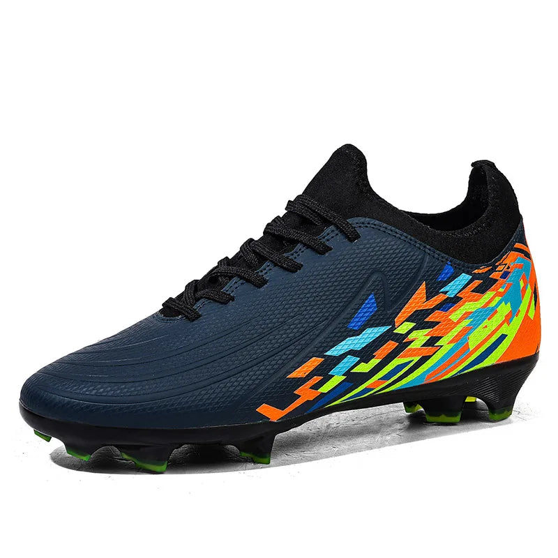 Casual Comfortable Men Sports Shoes Soccer Shoes Men Anti-slip Outdoor Grass Training Breathable Lace-up Football Boots