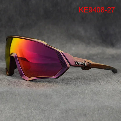 Kapvoe Herren-Marken-Angelbrille, Mountainbike- und Radfahrbrille, Damen-Rennradbrille, Fahrradbrille, Radsportbrille, Oculos Ciclismo