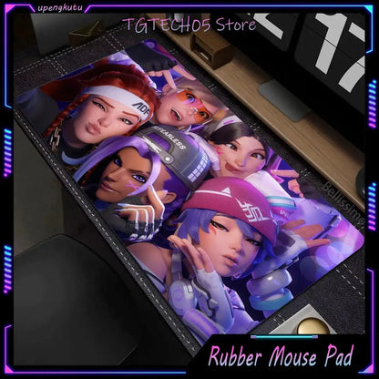 Mouse Pad de birou mare Overwatch pentru PC gaming, covoraș extins pentru tastatură Cute Pink, accesorii gaming pentru laptop, Desk Mat Kawaii HD