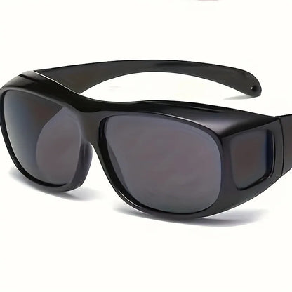 2 szt. Okulary z widzeniem nocnym do jazdy samochodem, okulary przeciwsłoneczne, okulary sportowe na świeżym powietrzu, do jazdy na rowerze i wędkowania, na dzień i na noc, unisex